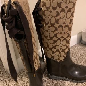 Coach Rain Boots